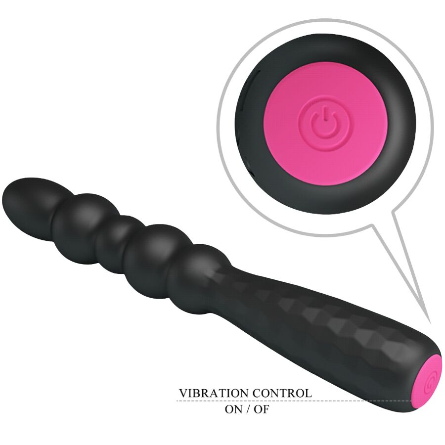 Plug Anale Vibrante MR PLAY Flexible D-245188 — Nero