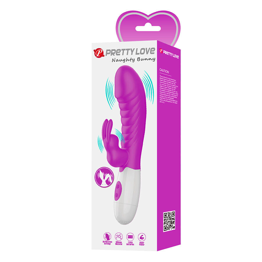 Vibratore Coniglio Pretty Love Naughty Viola — Viola