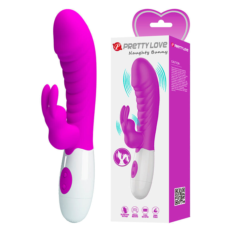 Vibratore Coniglio Pretty Love Naughty Viola — Viola