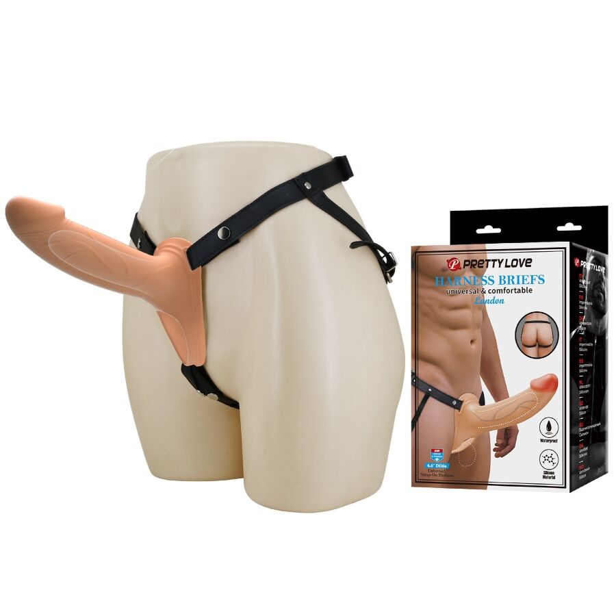Strap-On Vibrante Pretty Love Landon — Pelle Chiara