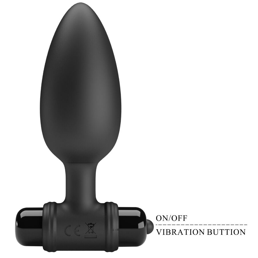 Vibratore Anale MR PLAY Super Power Plug Nero