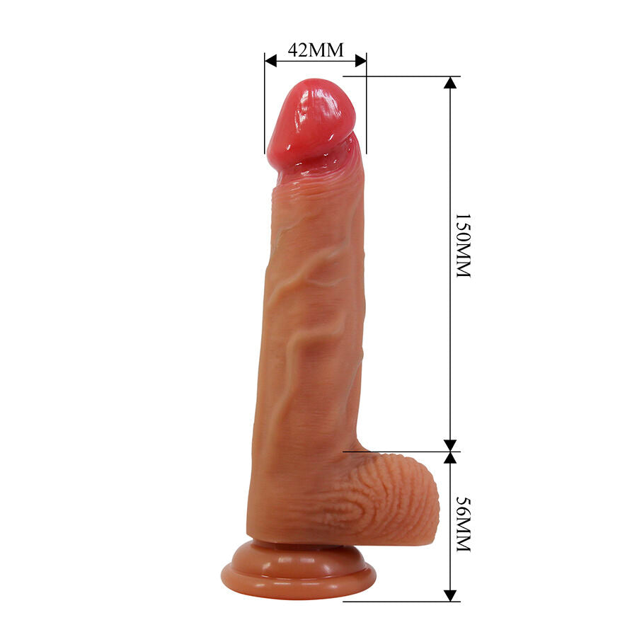 Dildo Realistico Pretty Love Lisle Ventosa — Carne