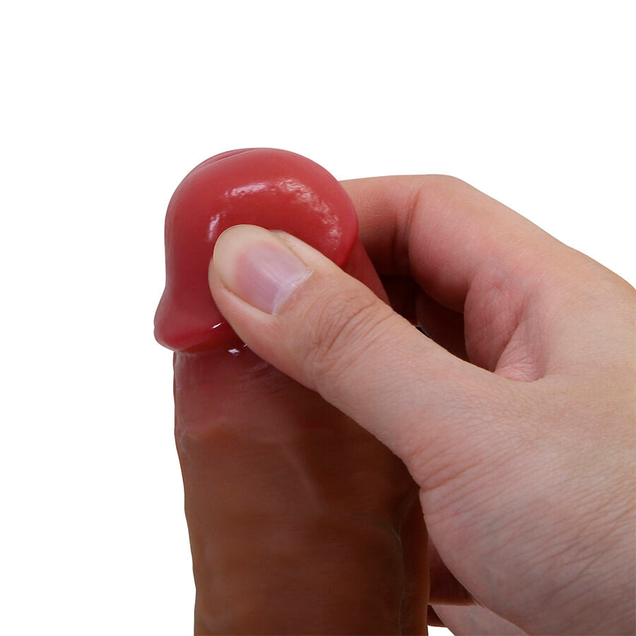 Dildo Realistico Pretty Love Curtis Ventosa — Carne