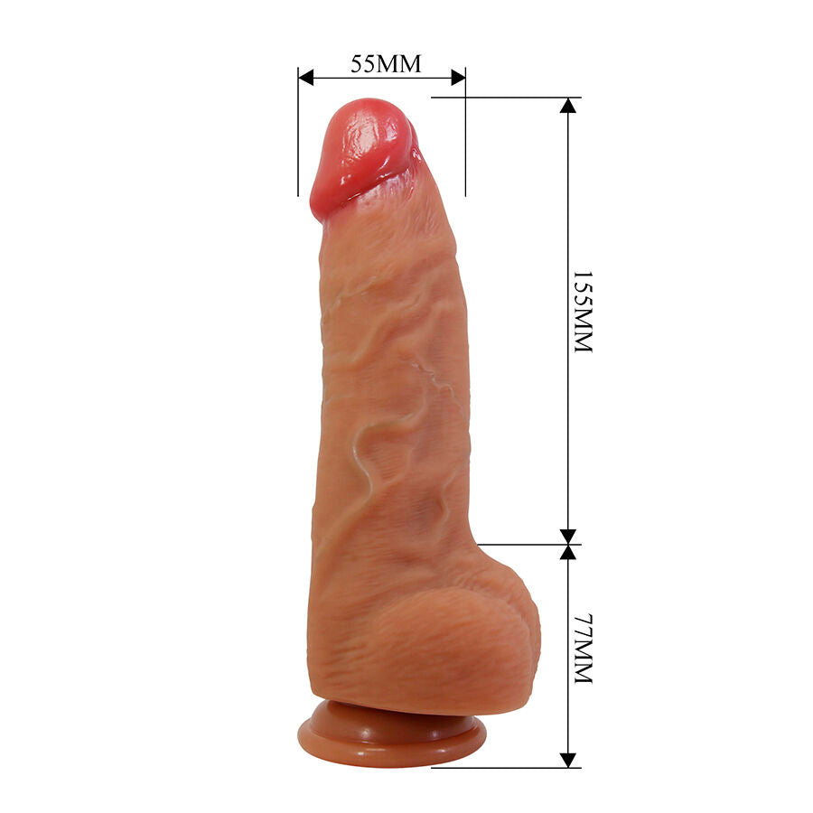 Dildo Realistico Pretty Love Najm Ventosa — 23,2 cm