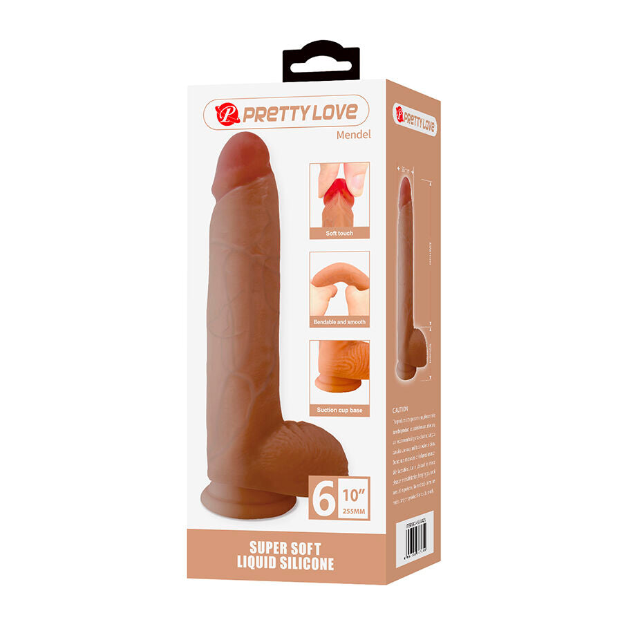 Dildo Realistico DILDOS Mendel con Ventosa — Pelle