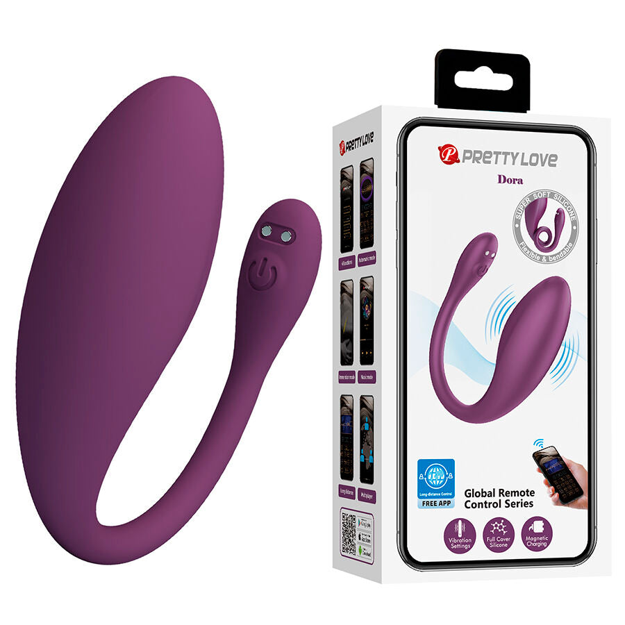 Vibratore APP SERIES Dora con Controllo Remoto — Viola