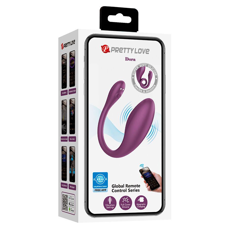 Vibratore APP SERIES Dora con Controllo Remoto — Viola