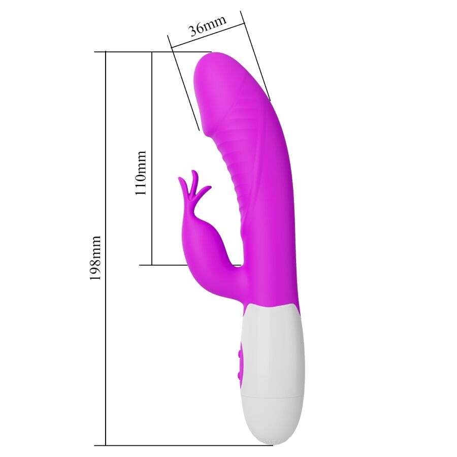 Vibratore Coniglio High Tech Rasmussen Punto G Viola — Viola