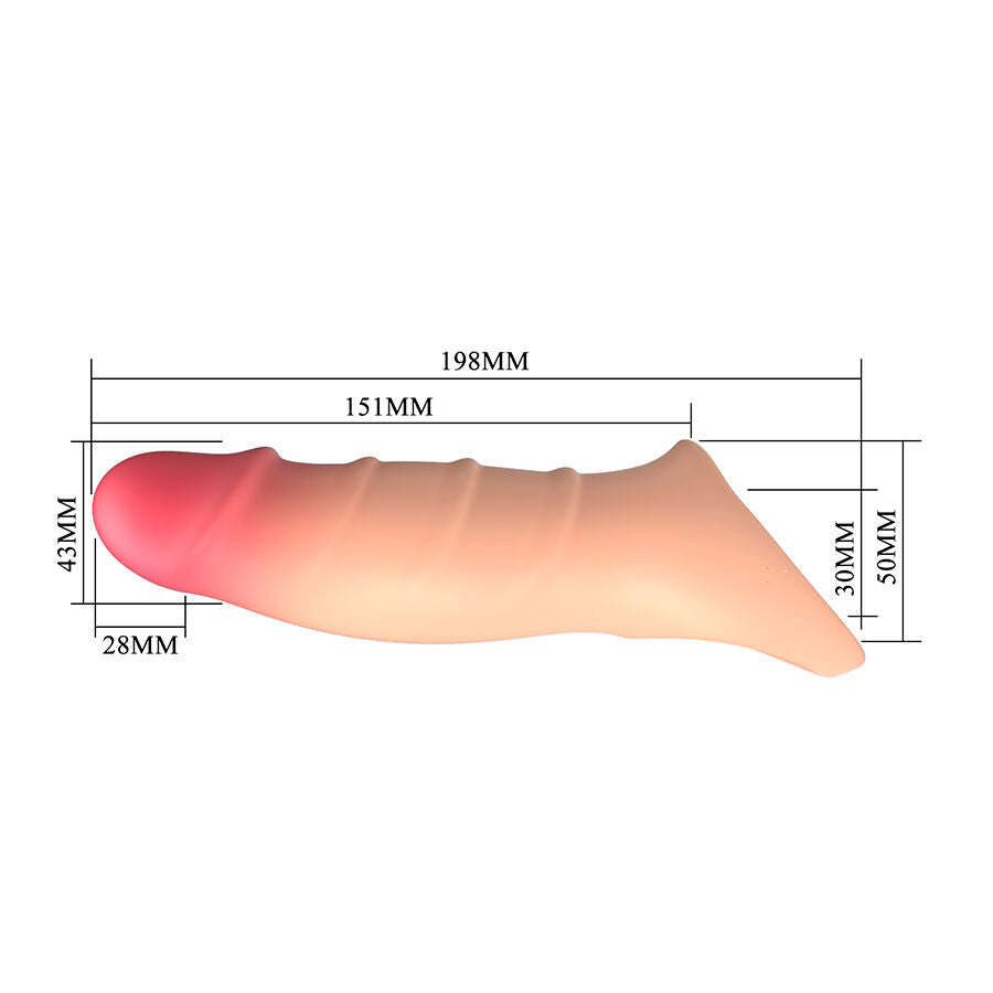 Copri Pene Pretty Love Darnell Realistico — TPE
