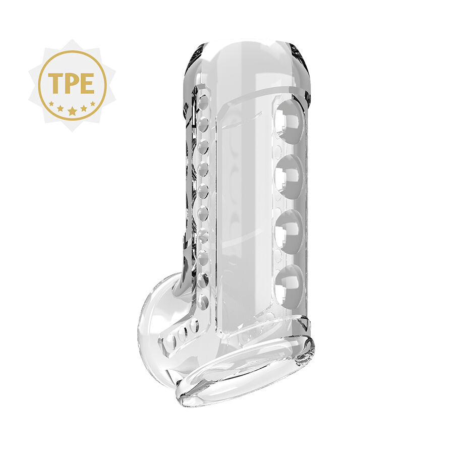 Guaina Pene Pretty Love Texture — Trasparente