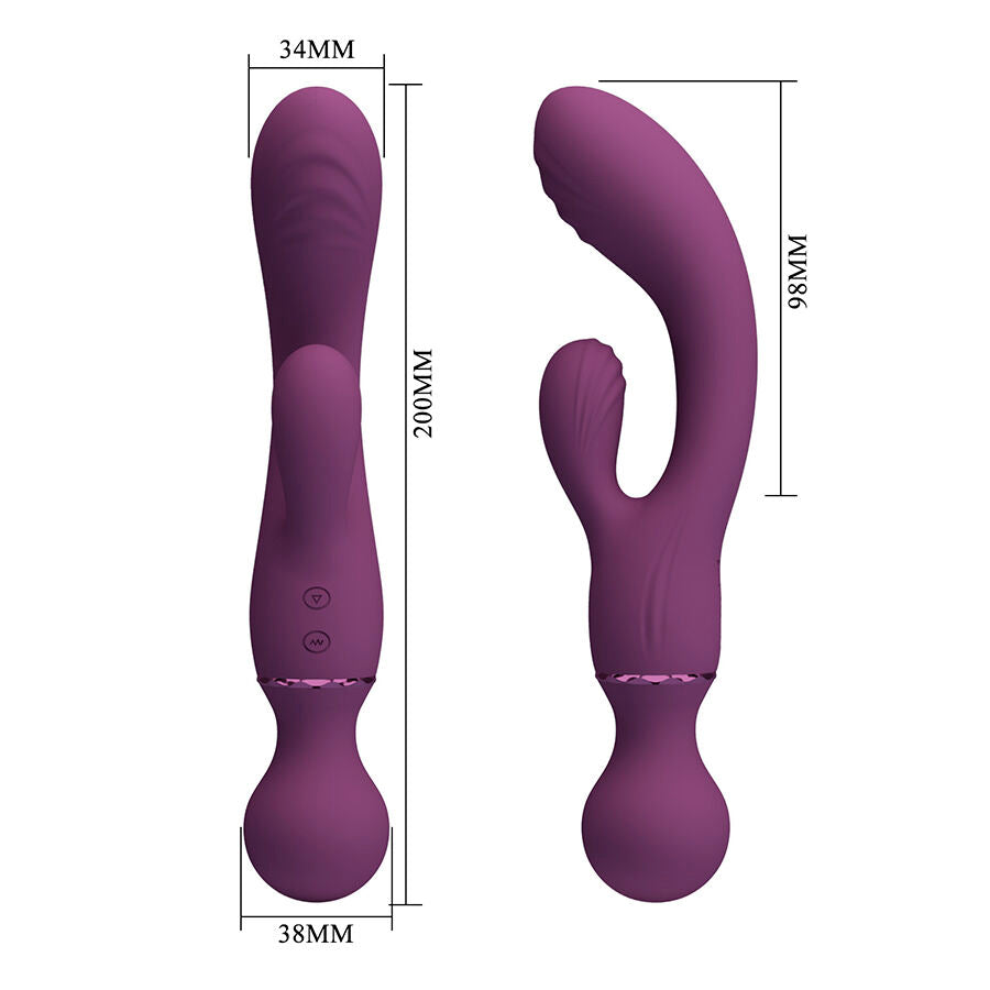 Vibratore Coniglio Pretty Love D-245217 Tuttofare — Viola