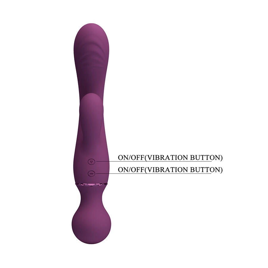 Vibratore Coniglio Pretty Love D-245217 Tuttofare — Viola