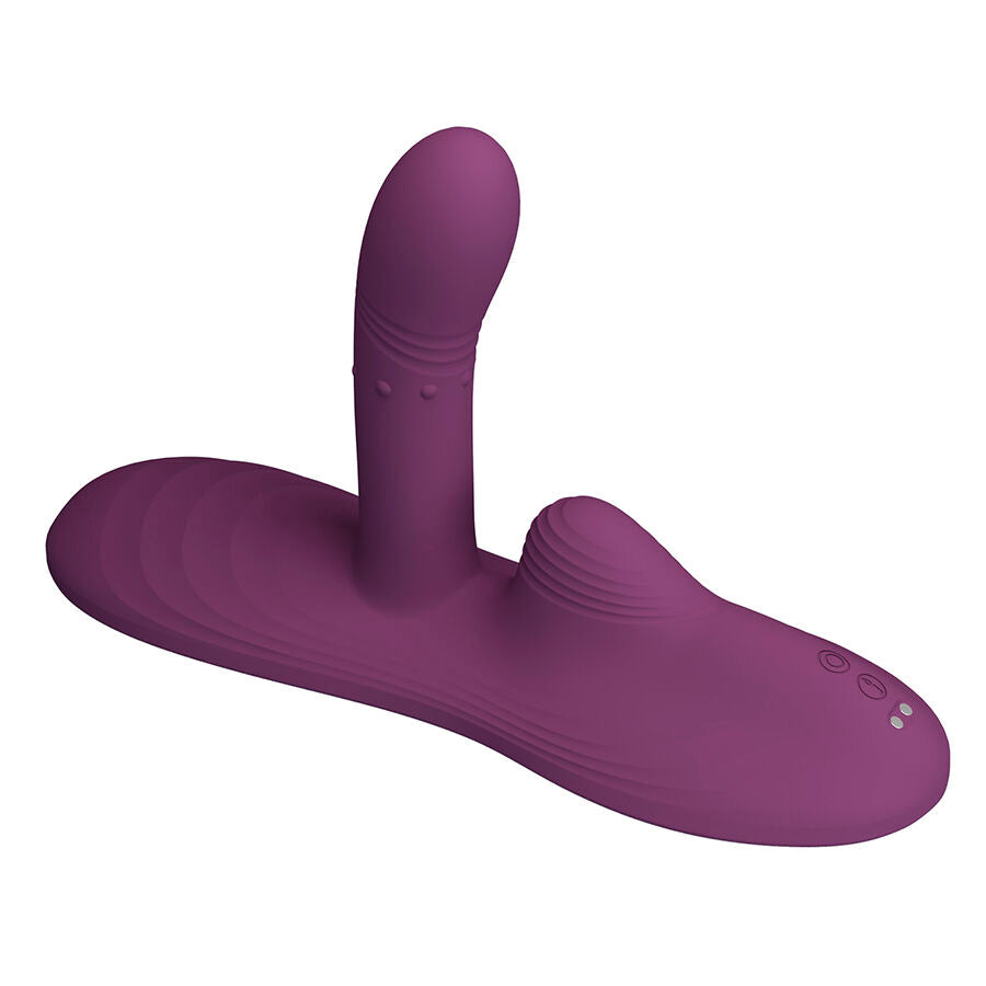 Vibratore Punto G Pretty Love Luka con Telecomando — Viola
