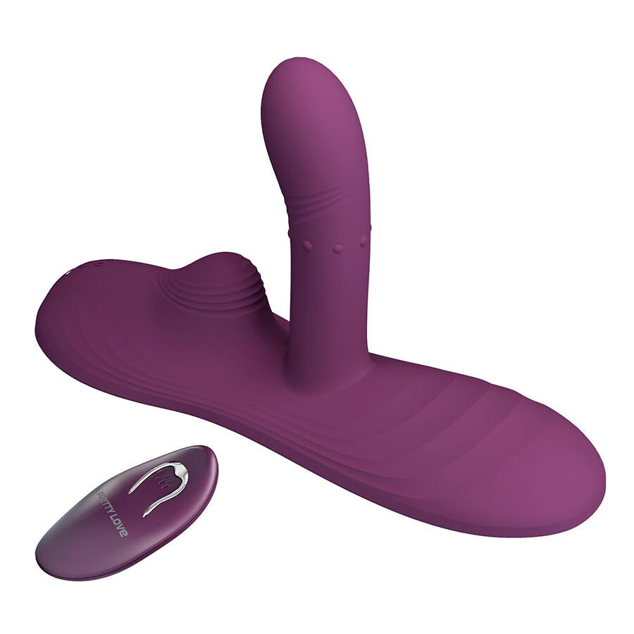 Vibratore Punto G Pretty Love Luka con Telecomando — Viola