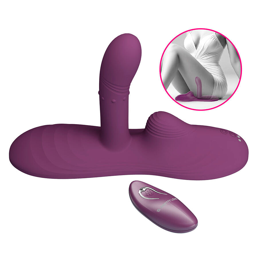 Vibratore Punto G Pretty Love Luka con Telecomando — Viola