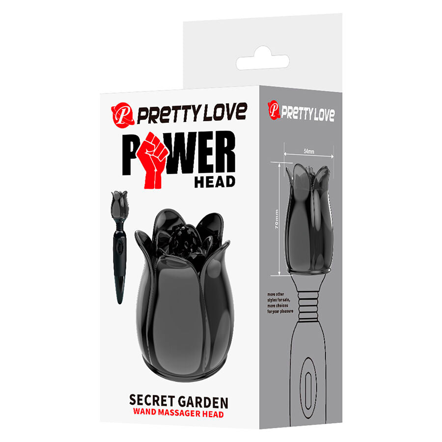 Massaggiatrice Vibrante Pretty Love Secret Garden Nera — Accessorio