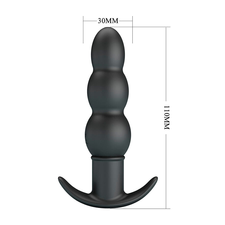 Vibratore Anale Pretty Love AEAEAS Ergonomico — Nero