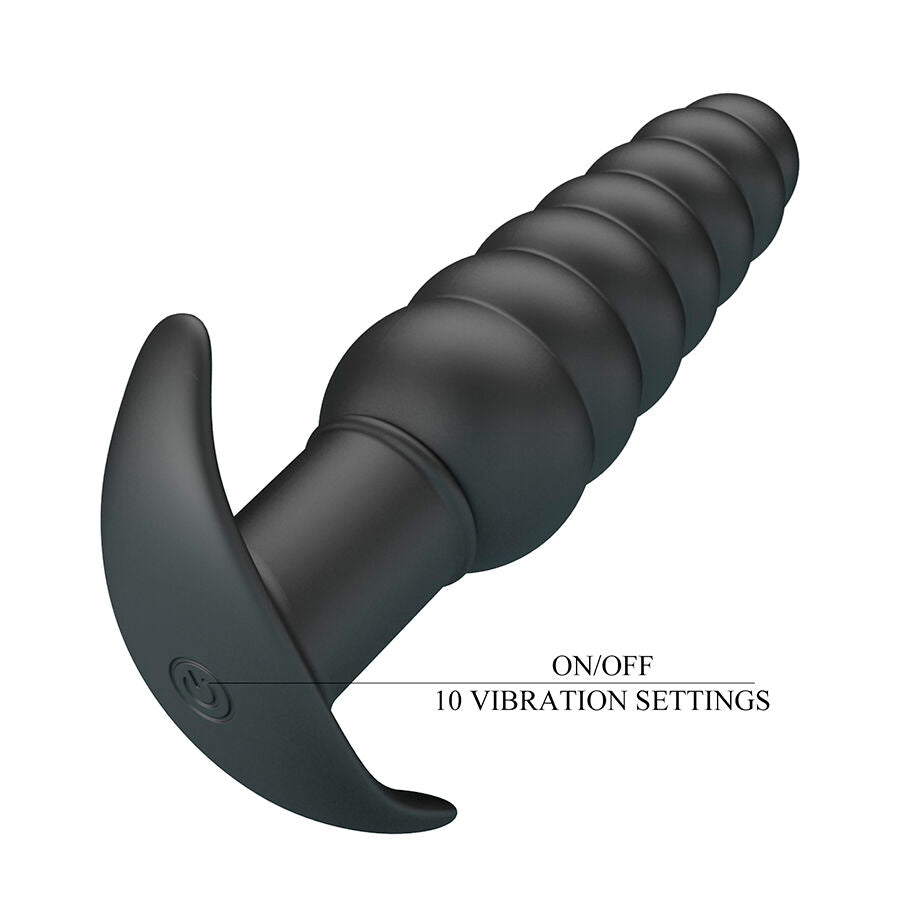 Vibratore Anale Pretty Love Aeolis — Nero