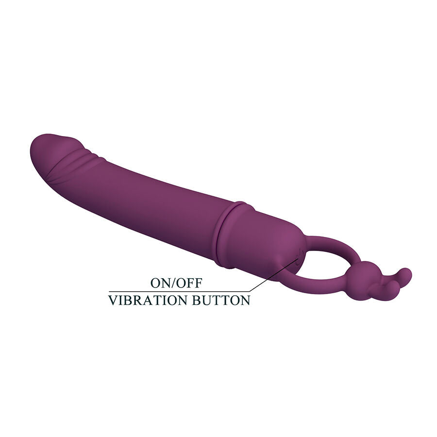 Vibratore a Pene Pretty Love Cora — Nero