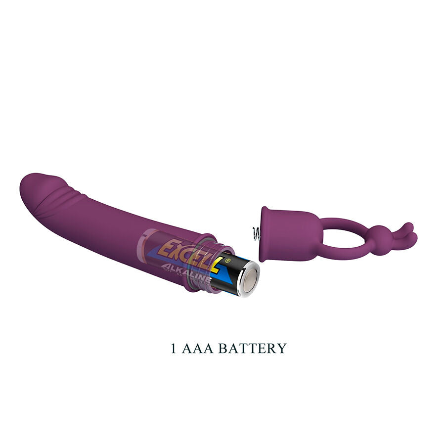 Vibratore a Pene Pretty Love Cora — Nero