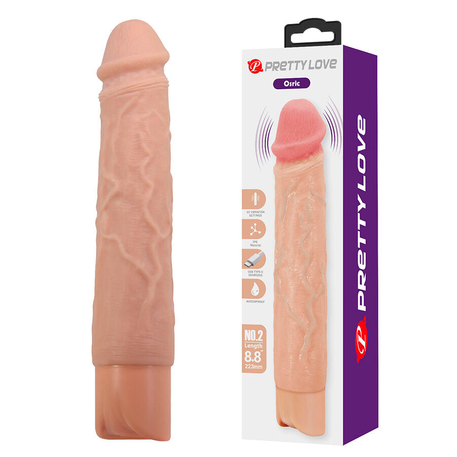 Vibratore Realistico Fun Toys Osric — Flessibile