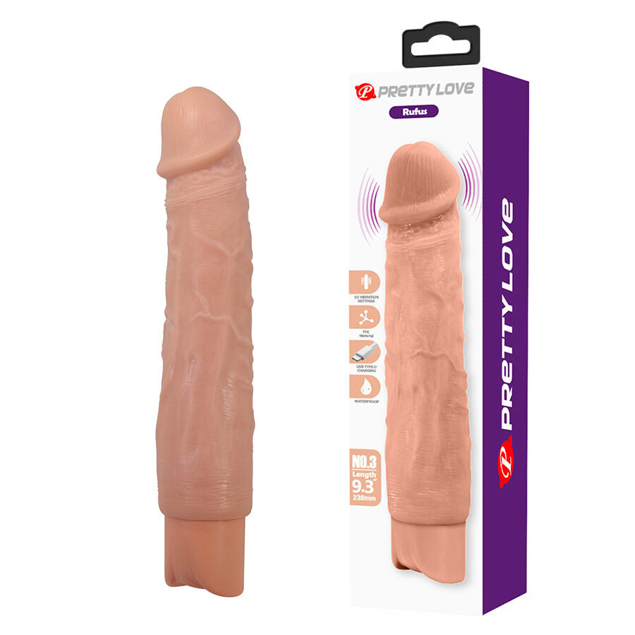 Vibratore Realistico FUN TOYS Rufus — Flessibile