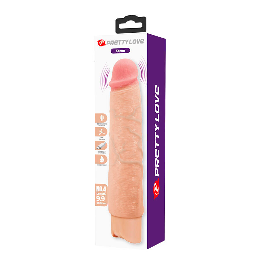 Vibratore Realistico FUN TOYS PRETTY LOVE Soren — Nero