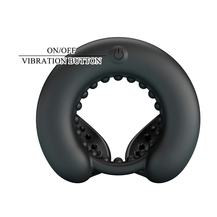 Anello Pene Pretty Love Quentin con Stimolatore Testicolare — Vibrante