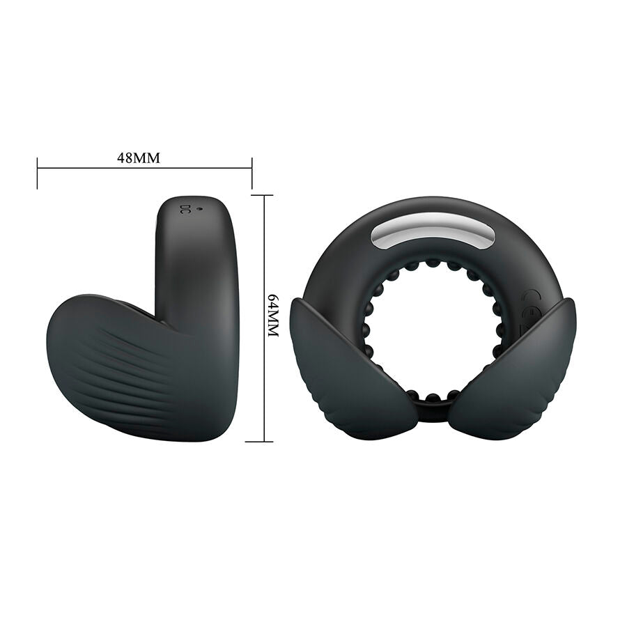 Anello Pene Pretty Love Quentin con Stimolatore Testicolare — Vibrante