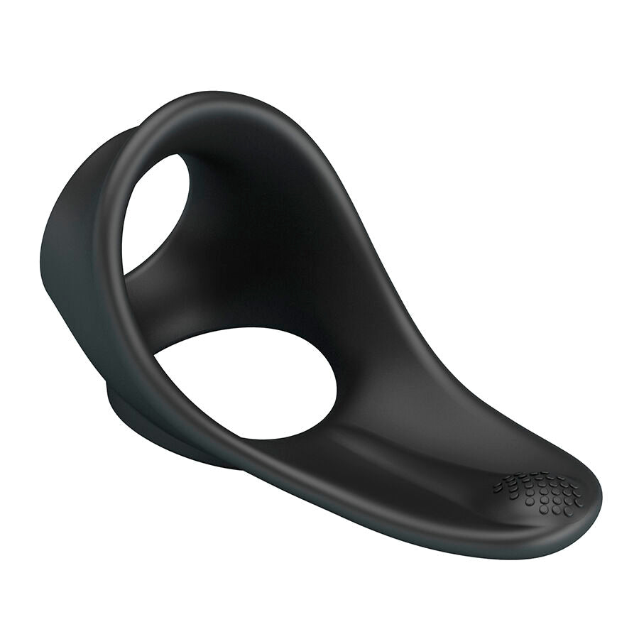 Anello Pene e Testicoli CrazyBull Zadok — Nero