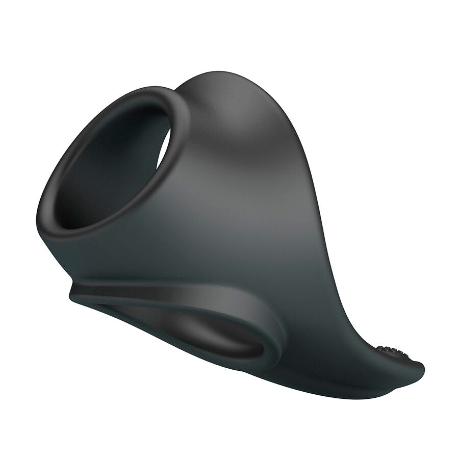 Anello Pene e Testicoli CrazyBull Zadok — Nero