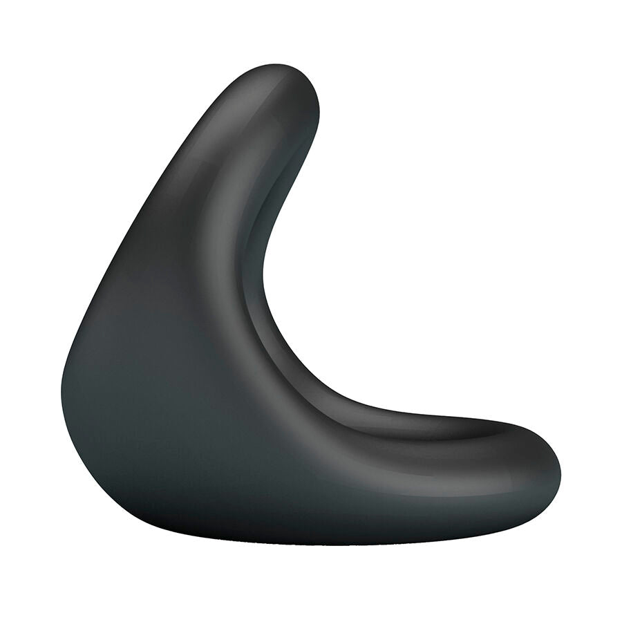 Anello Pene/Testicoli CrazyBull Nestor Ergonomico — Nero