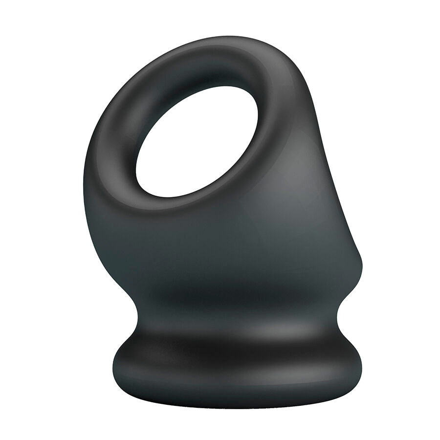 Anello Pene Testicoli CrazyBull Oberon — Nero