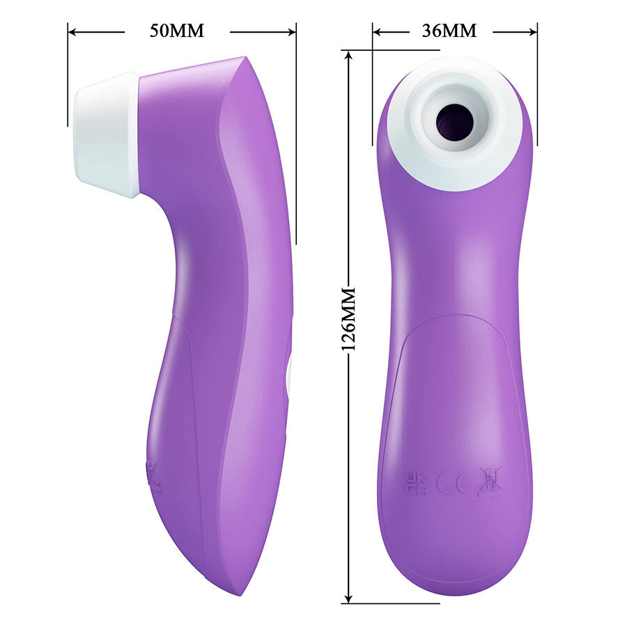 Stimolatore Clitorideo ROMANCE Tecnologia Pulsazione — Viola