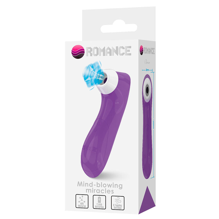 Stimolatore Clitorideo ROMANCE Tecnologia Pulsazione — Viola
