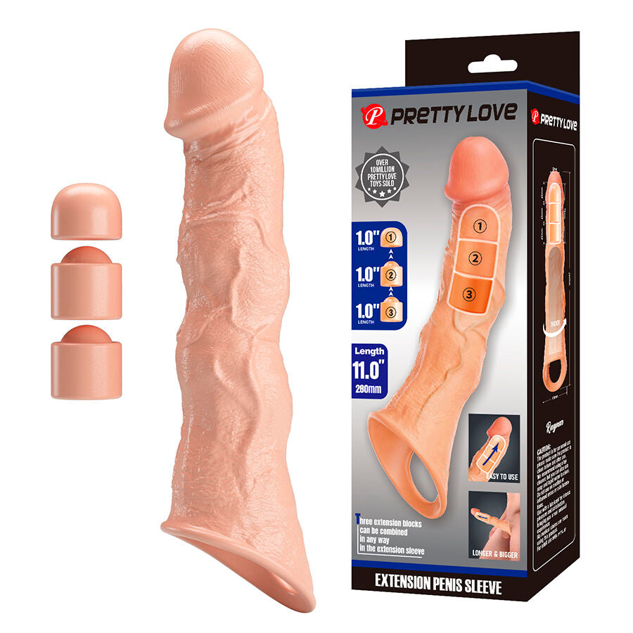 Copri Pene Pretty Love Ragnar Extender Regolabile — Trasparente
