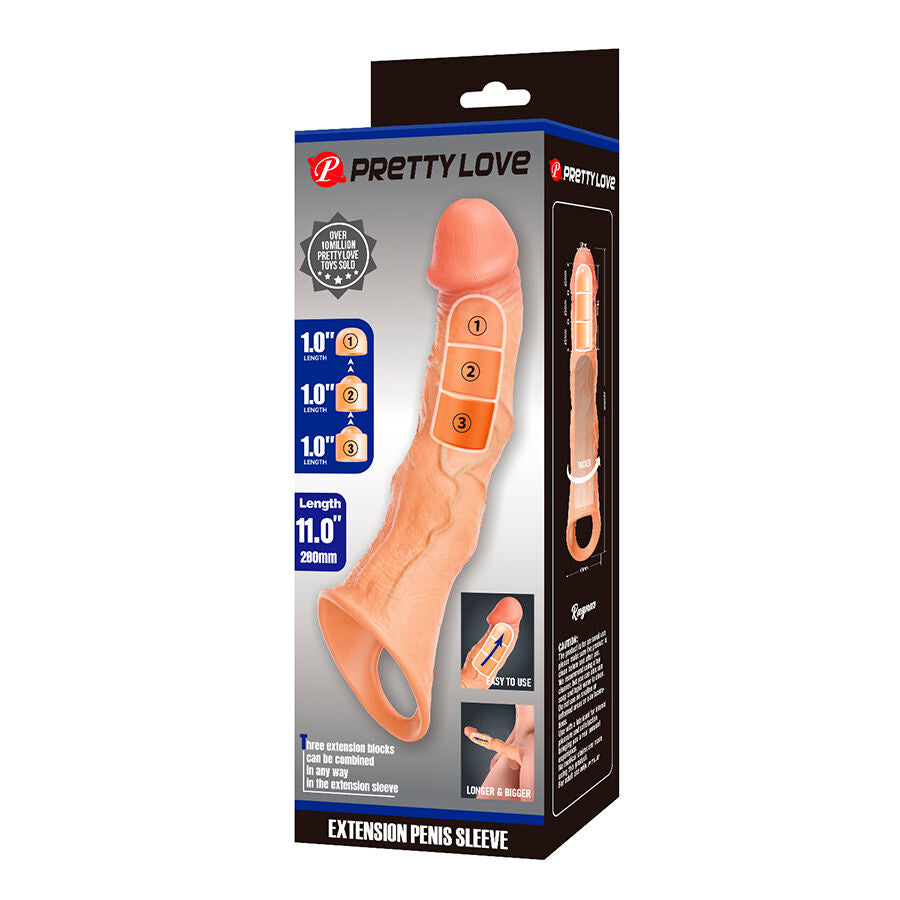 Copri Pene Pretty Love Ragnar Extender Regolabile — Trasparente