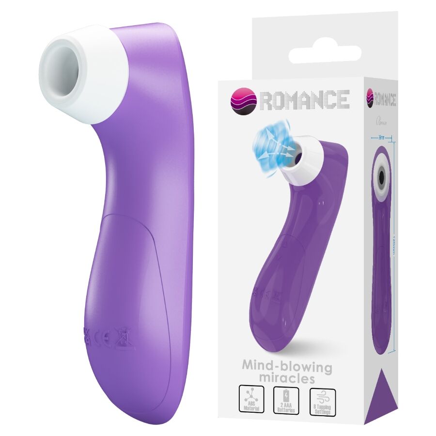 Stimolatore Clitorideo ROMANCE Tecnologia Pulsazione — Viola