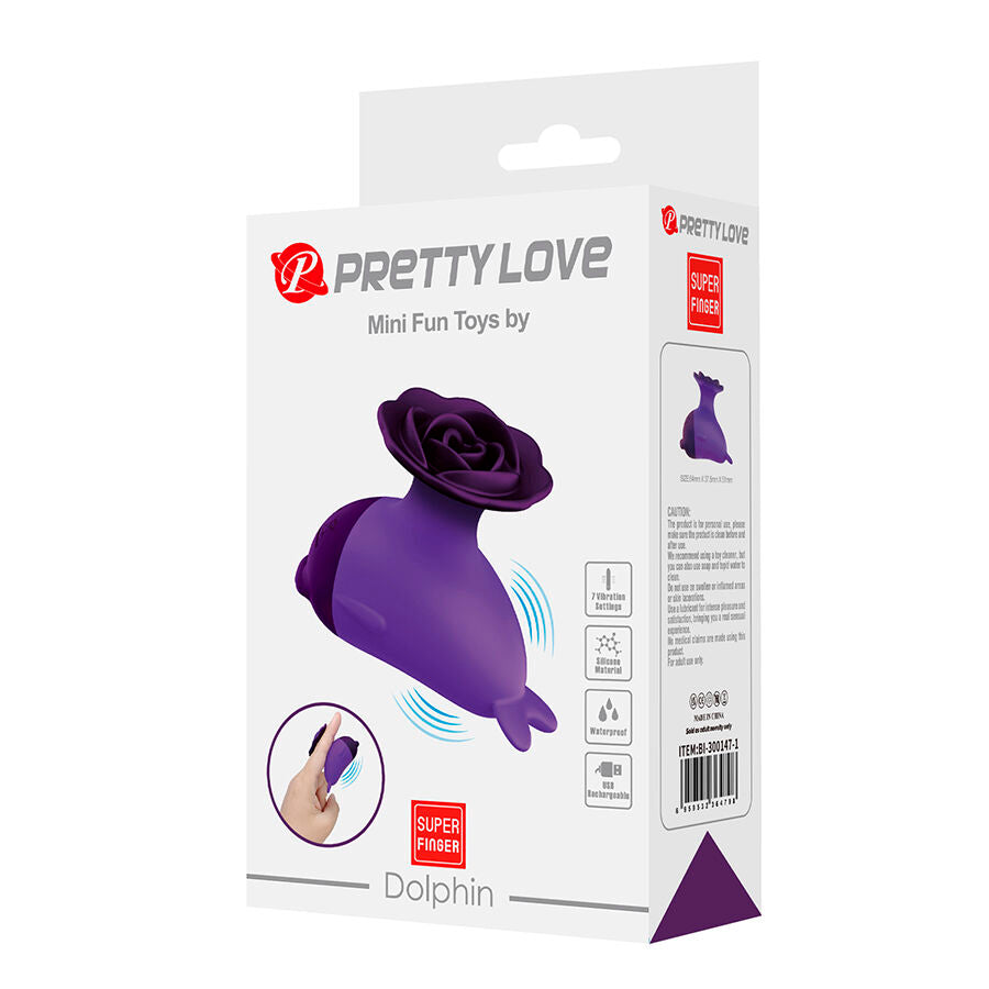 Vibratore Pretty Love Dolphin Mini — Viola