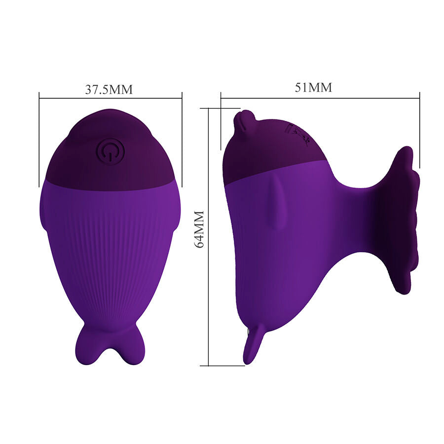 Vibratore Pretty Love Dolphin Mini — Viola