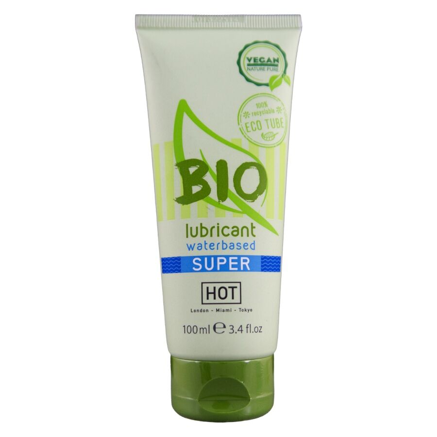 Lubrificante Intimo Base Acqua HOT Superglide Bio — 100 ml