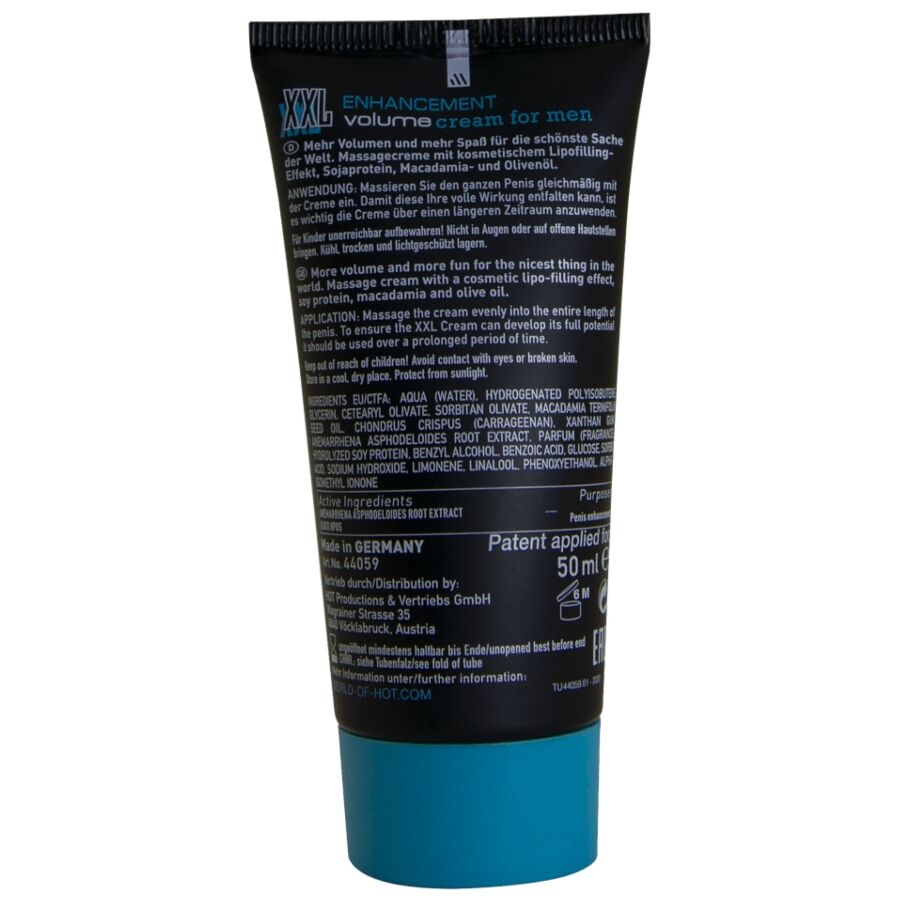 Crema Volumizzante Pene HOT XXL — 50 ml