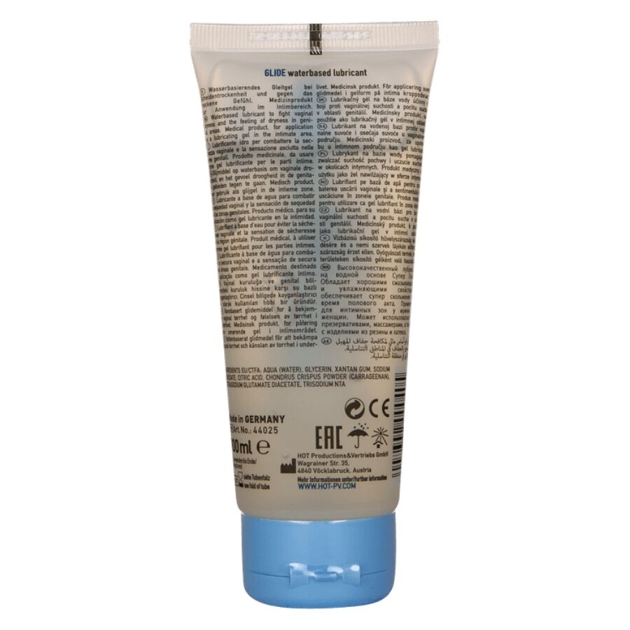 Lubrificante Intimo Base Acqua HOT Glide Liquid Pleasure — 100 ml