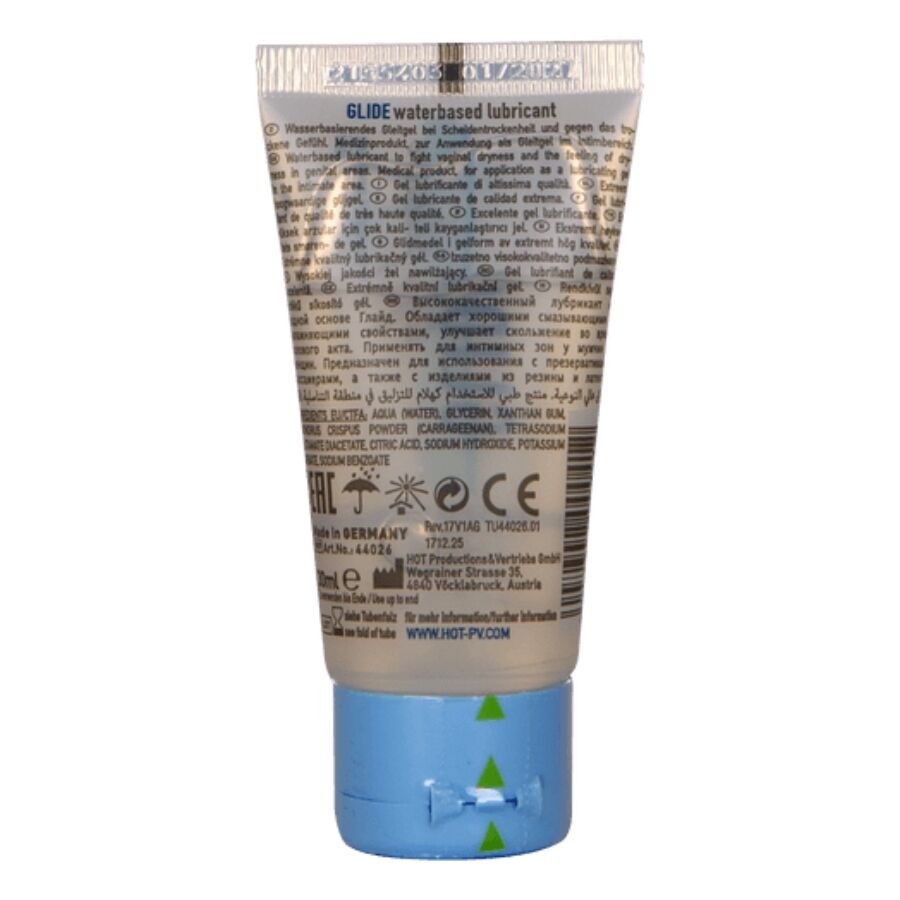 Lubrificante Intimo Base Acqua HOT Glide Liquid Pleasure — 30 ml