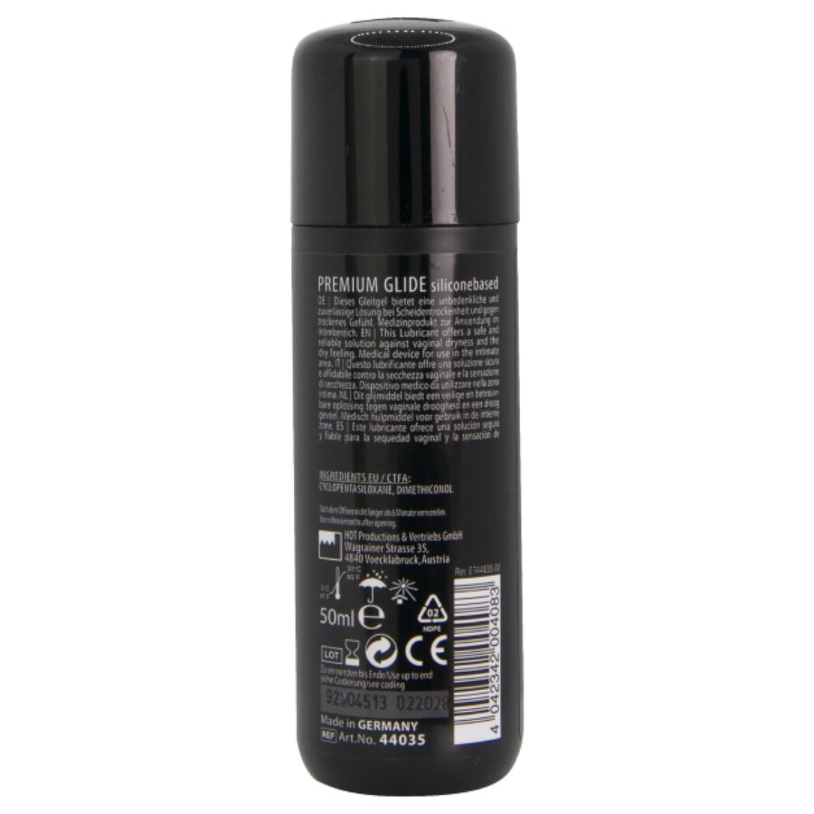 Lubrificante Intimo Base Silicone HOT Premium Silicone Glide — 50 ml