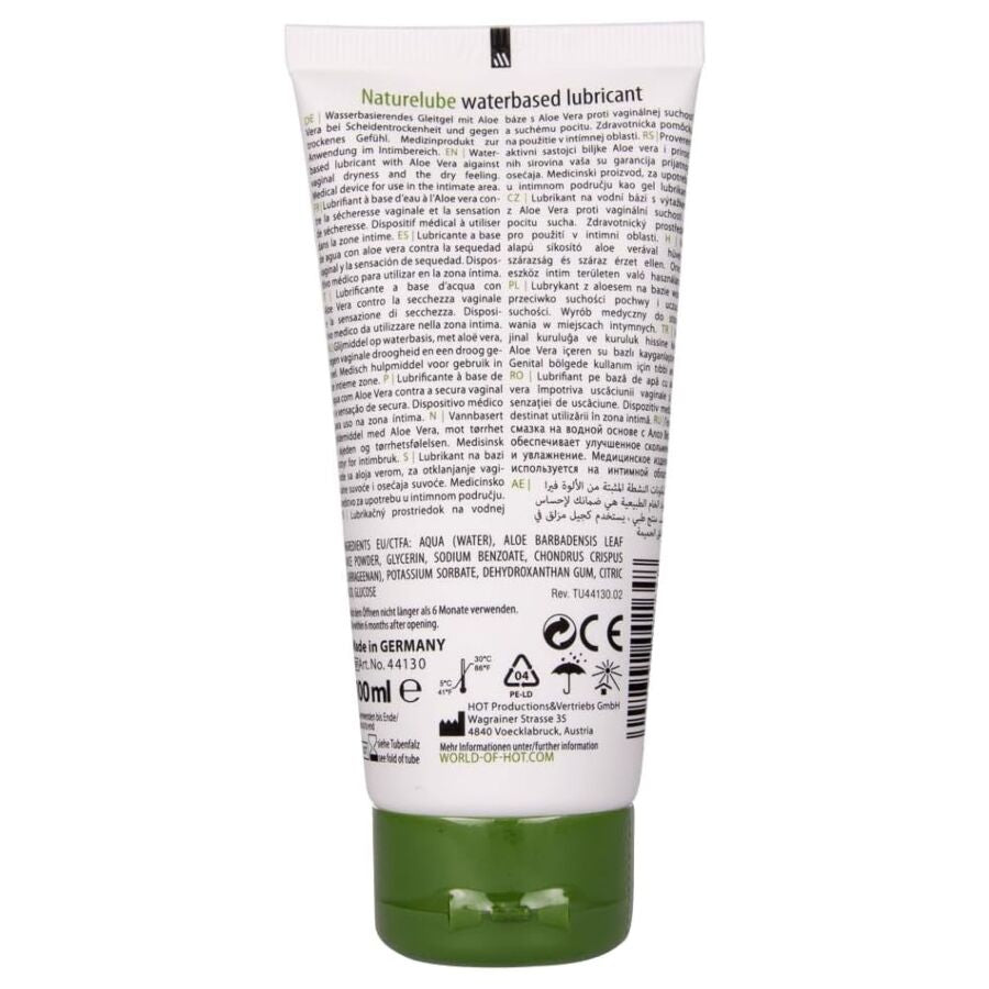 Lubrificante Intimo Base Acqua HOT Nature Lube Aloe Vera — 100 ml