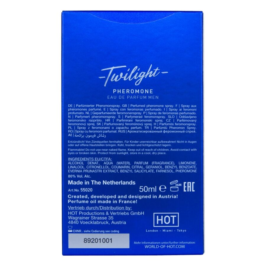 Profumo con Feromoni da Uomo HOT Twilight Pheromone — 50 ml