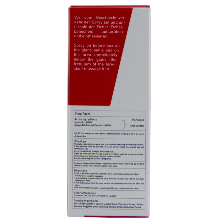 Spray Ritardante Uomo HOT Rhino — 10 ml