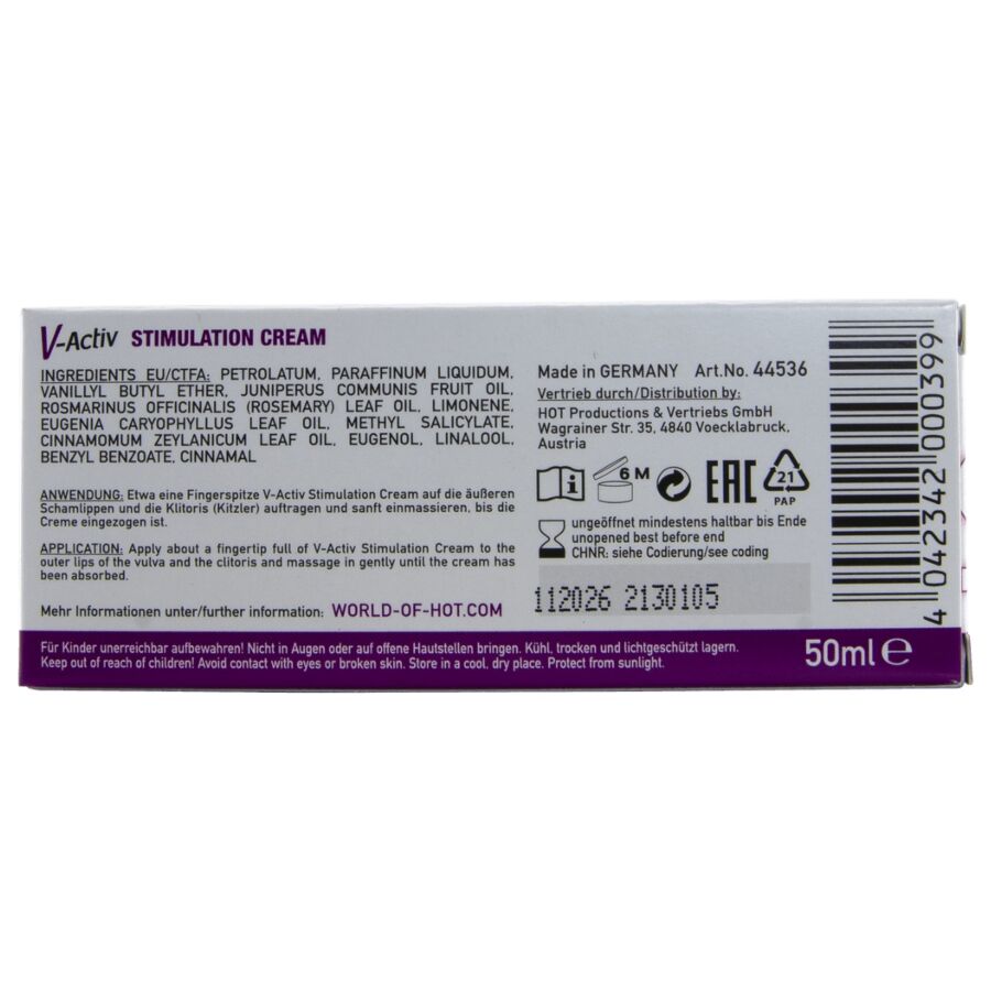 Gel Stimolante Clitoride HOT V-Activ — 50 ml
