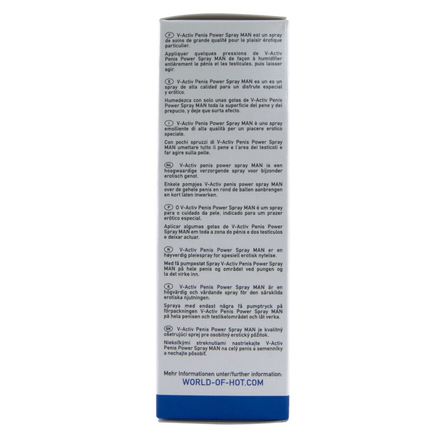 Spray Erotico HOT V-ACTIV Penis Power — 50ml